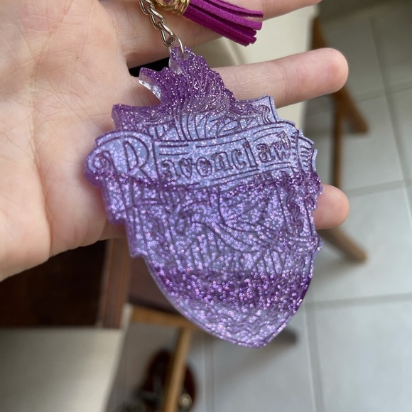 🎉🎉HP🎉🎉 Handmade RAVENCLAW House Keychain Harry Potter - Picture 3 of 6